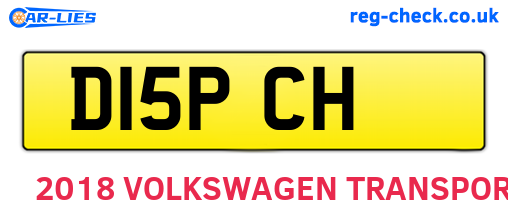 D15PCH are the vehicle registration plates.