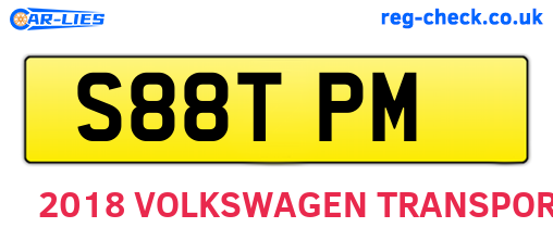 S88TPM are the vehicle registration plates.