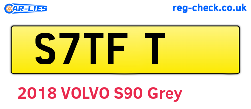 S7TFT are the vehicle registration plates.