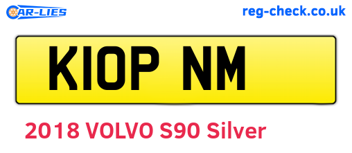 K10PNM are the vehicle registration plates.
