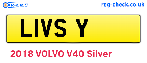L1VSY are the vehicle registration plates.