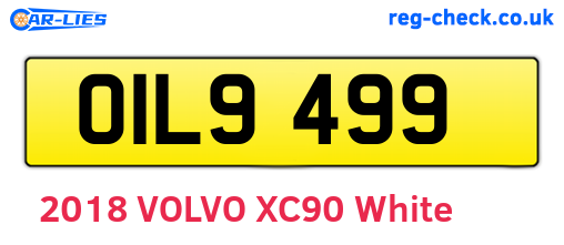 OIL9499 are the vehicle registration plates.