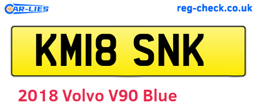 Blue 2018 Volvo V90 (KM18SNK)