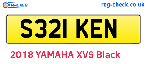 S321KEN are the vehicle registration plates.