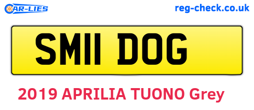 SM11DOG are the vehicle registration plates.