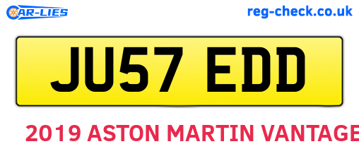 JU57EDD are the vehicle registration plates.