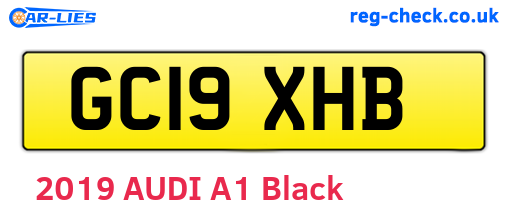 GC19XHB are the vehicle registration plates.