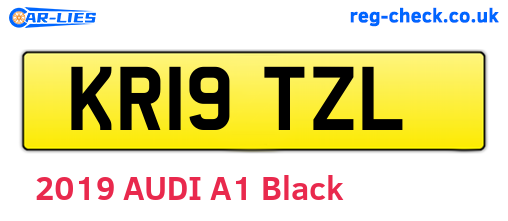 KR19TZL are the vehicle registration plates.