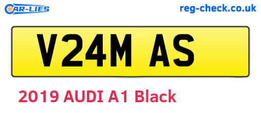 V24MAS are the vehicle registration plates.