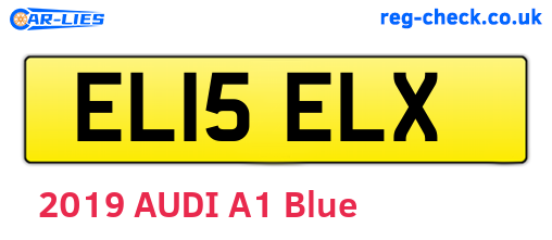EL15ELX are the vehicle registration plates.