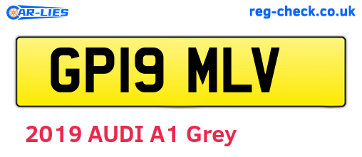 GP19MLV are the vehicle registration plates.