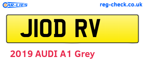 J10DRV are the vehicle registration plates.