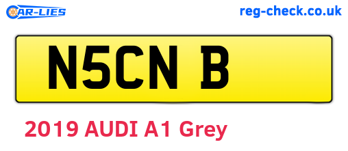 N5CNB are the vehicle registration plates.