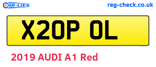 X20POL are the vehicle registration plates.