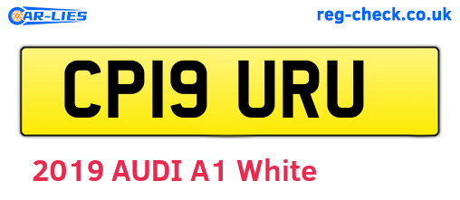 CP19URU are the vehicle registration plates.