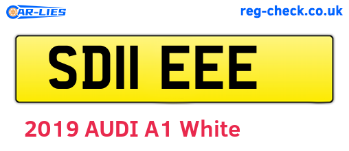 SD11EEE are the vehicle registration plates.