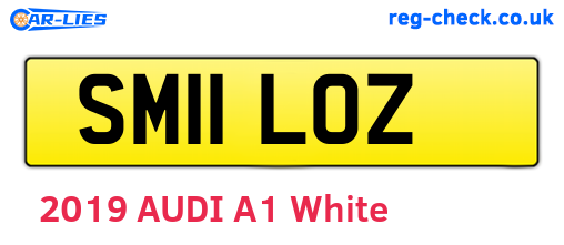 SM11LOZ are the vehicle registration plates.