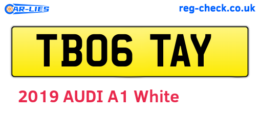 TB06TAY are the vehicle registration plates.