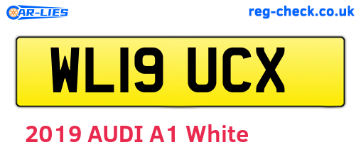 WL19UCX are the vehicle registration plates.
