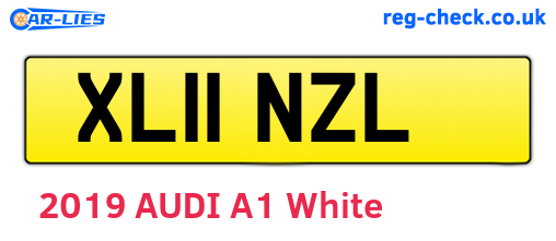 XL11NZL are the vehicle registration plates.