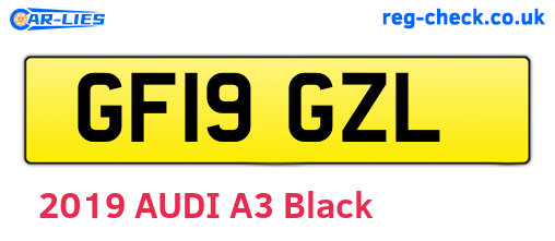 GF19GZL are the vehicle registration plates.