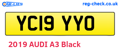 YC19YYO are the vehicle registration plates.