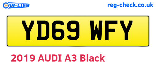 YD69WFY are the vehicle registration plates.