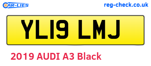 YL19LMJ are the vehicle registration plates.