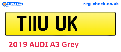 T11UUK are the vehicle registration plates.
