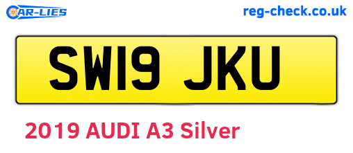SW19JKU are the vehicle registration plates.