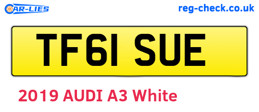 TF61SUE are the vehicle registration plates.