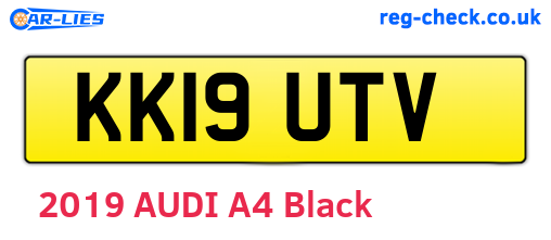 KK19UTV are the vehicle registration plates.