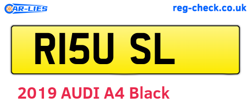 R15USL are the vehicle registration plates.