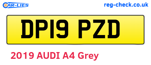 DP19PZD are the vehicle registration plates.