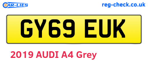 GY69EUK are the vehicle registration plates.