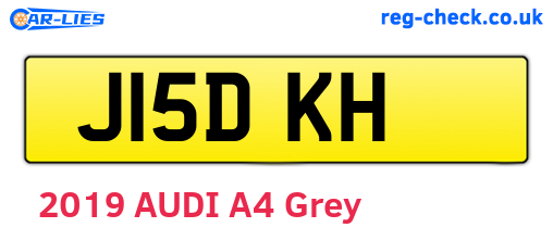 J15DKH are the vehicle registration plates.