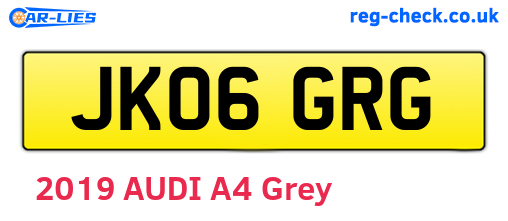 JK06GRG are the vehicle registration plates.
