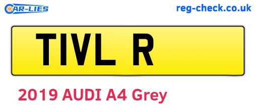T1VLR are the vehicle registration plates.