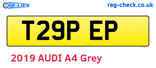 T29PEP are the vehicle registration plates.