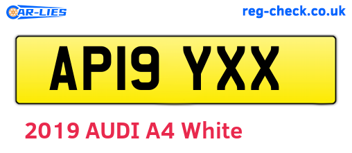 AP19YXX are the vehicle registration plates.
