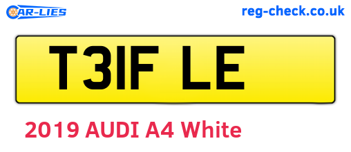 T31FLE are the vehicle registration plates.