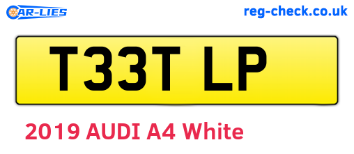 T33TLP are the vehicle registration plates.