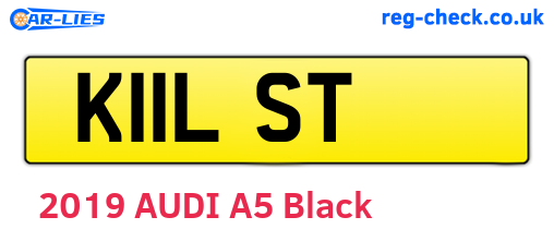 K11LST are the vehicle registration plates.
