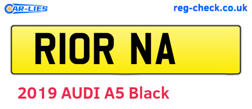 R10RNA are the vehicle registration plates.