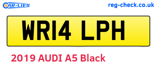 WR14LPH are the vehicle registration plates.
