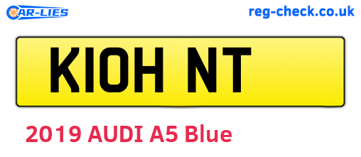 K10HNT are the vehicle registration plates.