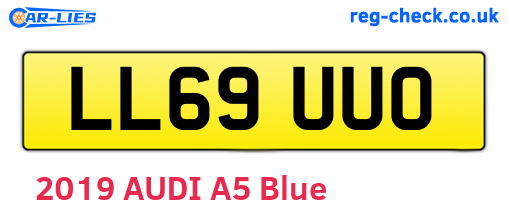 LL69UUO are the vehicle registration plates.