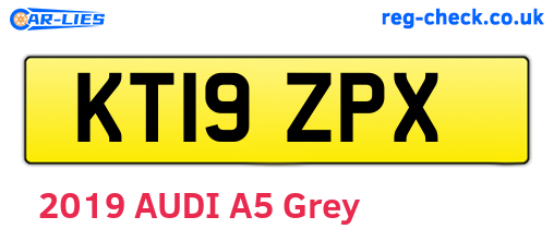 KT19ZPX are the vehicle registration plates.