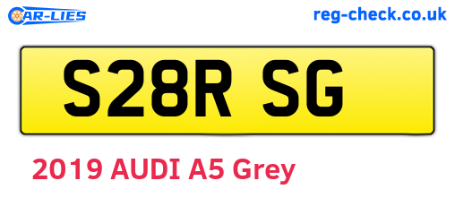 S28RSG are the vehicle registration plates.