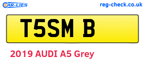 T5SMB are the vehicle registration plates.
